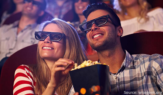 Couple Watching Movie